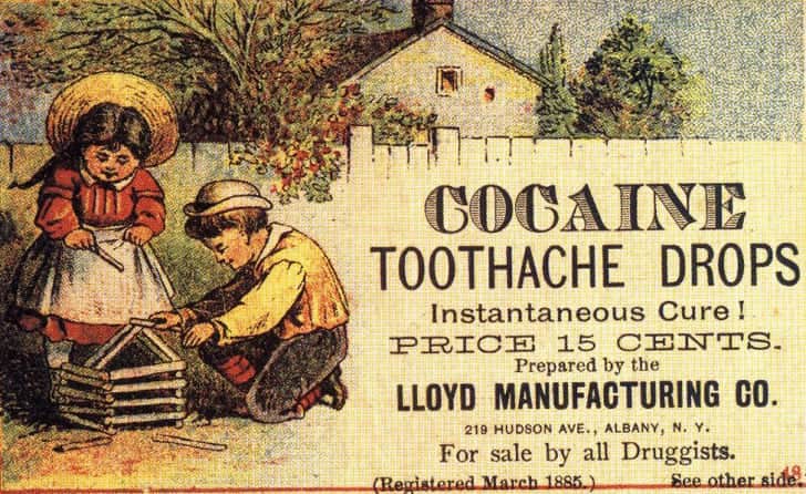 Кокаиновые таблетки от зубной боли